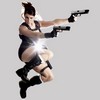 Alison Carroll en Lara Croft