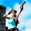 Aurlie en Lara Croft