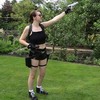 Gitte en Lara Croft