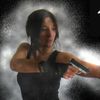 Johanna en Lara Croft