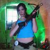 Reylie en Lara Croft