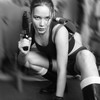 Sandra en Lara Croft