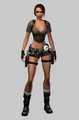 Lara Croft dans TR7 - C�t� face
