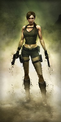Lara Croft en 2008