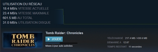 Installation de TR5 via Steam