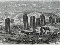 Gravure de Tiwanaku au XIXe sicle