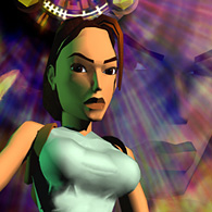 Lara Croft en 1996 (image promotionnelle de TR1)