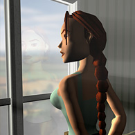 Lara Croft en 1998 (image promotionnelle de TR3)